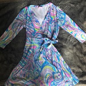 Lilly Pulitzer Wrap Dress (Size S)